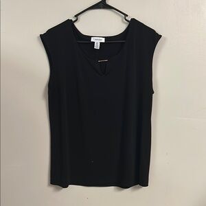 Calvin Klein Women's Black Sleeveless Top